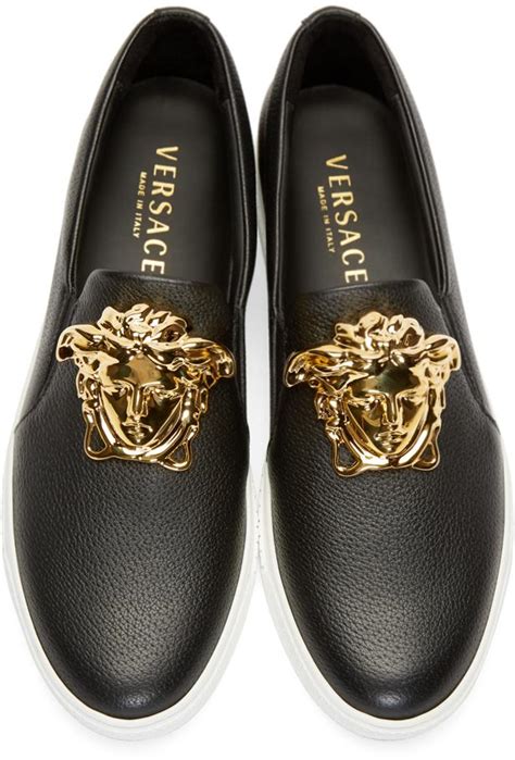 versace low sneaker|versace slip on sneakers.